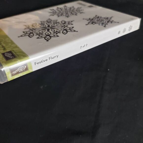 Stampin’ Up! Festive Flurry Snowflake Cling Stamp Set – Retired Christmas (2 of - Picture 4 of 5